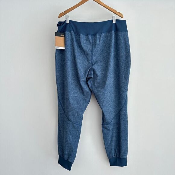 NEW The North Face Pants in heather blue track pants sky dune SPF 40+ - Picture 2 of 11